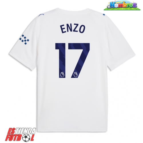 Manchester City Enzo Fernandez #17 Tercera Equipación 2026-27 Manga Corta